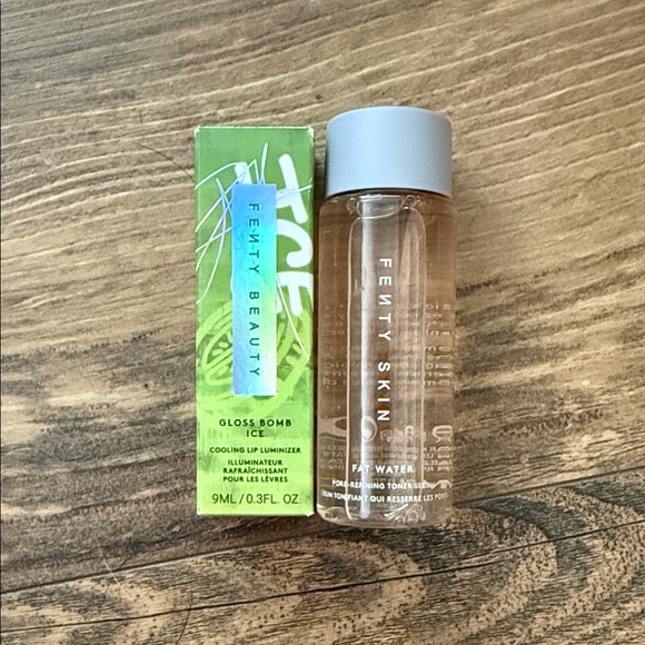 Fenty Beauty Gloss Bomb Ice and Fenty Skin Fat Water Set - Picture 1 of 2